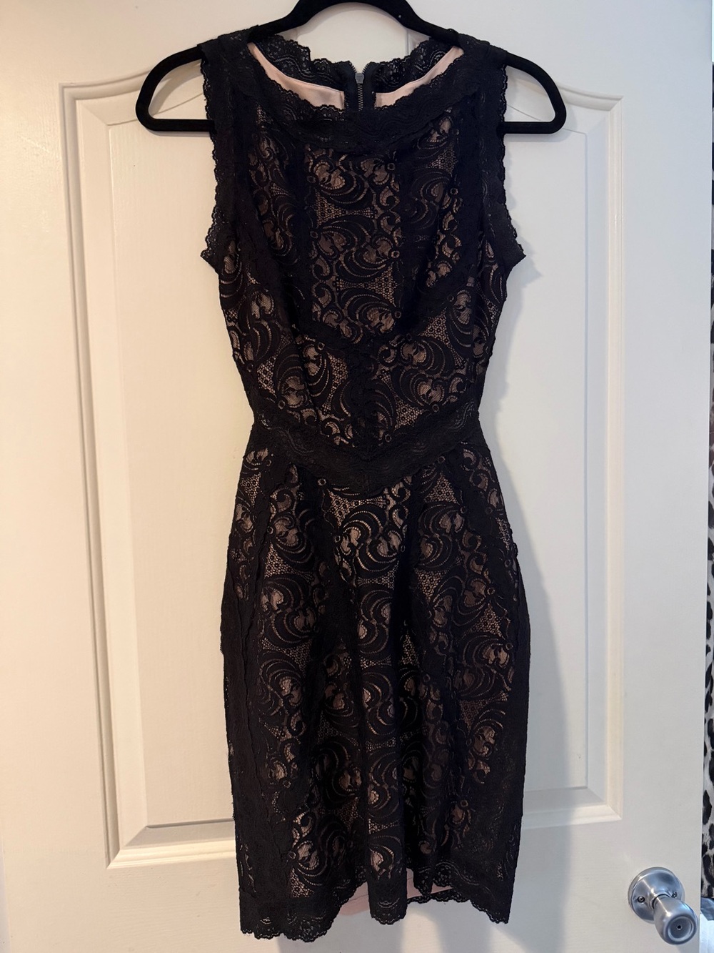 Like-New Black Lace Cocktail Dress by Nicole Miller, Size 4